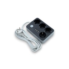 Elektrik uzadıcısı CX-U314, 4 yuvalı, 3 USB, 1.8m