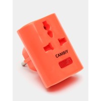 Elektrik ötürücüsü 3 başlı, narıncı